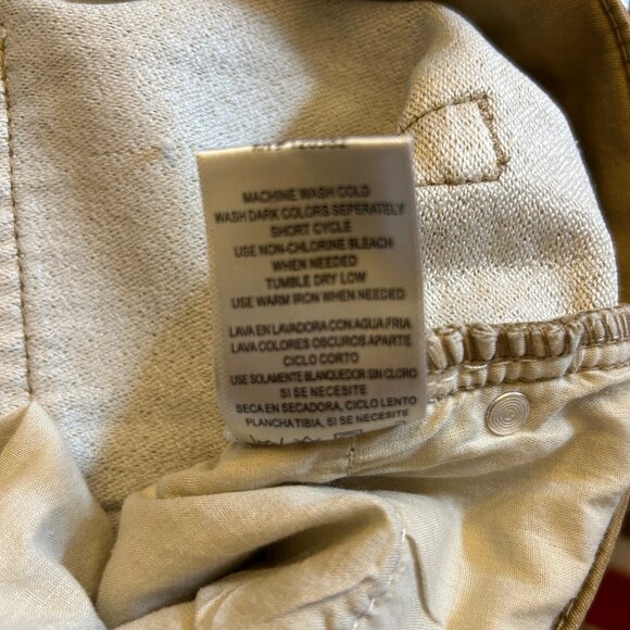 Men's Vintage Genes Black  Slim Fit Tan Jeans 32"Wx30"L - Picture 8 of 9